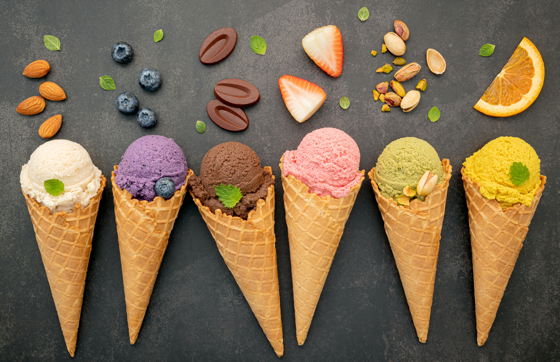 Ice Creams in Cones